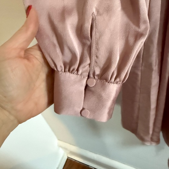 Express Blush Long Sleeve Mini Dress, Size Small - Picture 3 of 7